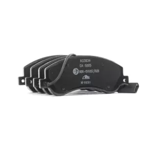 Image of ATE Brake pad set incl. wear warning contact 13.0460-3834.2 Brake pads,Brake pad set, disc brake FORD,TRANSIT MK-7 Kasten,TRANSIT MK-7 Bus