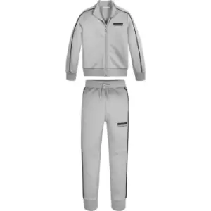 Image of Calvin Klein Jeans Piping Logo Zip Through Set - Grey