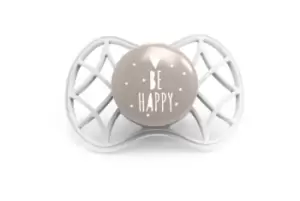 Image of Nuvita Air55 Cool! Soother With Orthodontic Teat 6m + Yellow White And Brown Color 1 Piece Ref. 7084