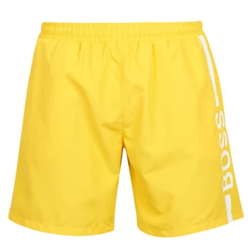 Image of Hugo Boss Dolphin Swim Shorts Medium Yellow Size L Men