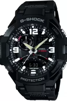 Image of Mens Casio G-Shock Premium Sky Cockpit Alarm Chronograph Watch GA-1000FC-1AER