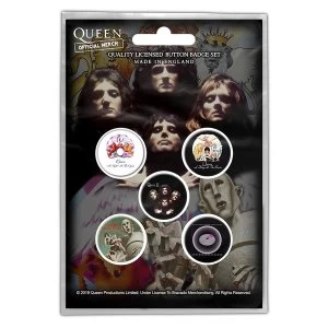 Image of Queen - Early Albums Button Badge Pack