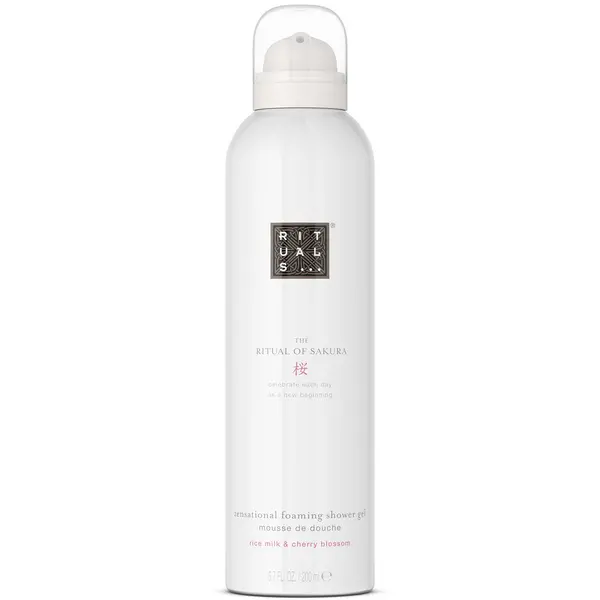 Image of Rituals The Ritual of Sakura Floral Cherry Blossom and Rice Milk Sakura Foaming Body Wash 200ml