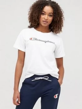 Image of Champion Crew Neck T-Shirt - White