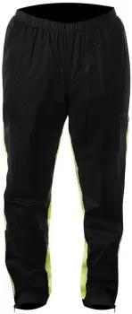 Image of Alpinestars Hurricane Rain Pants, black-yellow, Size S, black-yellow, Size S