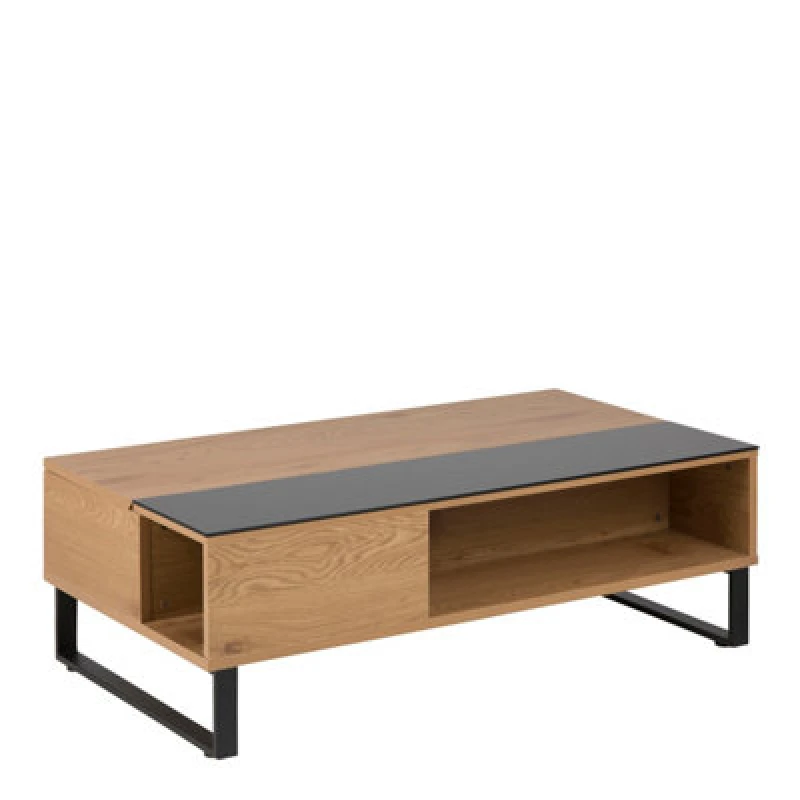 Image of Furniture To Go Azalea Lift Up Coffee Table In Black & Oak
