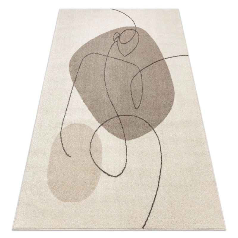 Image of RugsX Carpet Fusion 8299 Cream / Beige - Geometric, Modern, Abstract 140X190 Cm