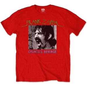 Image of Frank Zappa - Chunga's Revenge Unisex Small T-Shirt - Red