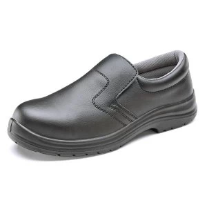 Image of Click Footwear Slip on Shoes Micro Fibre Size 10.5 Black Ref CF83310.5