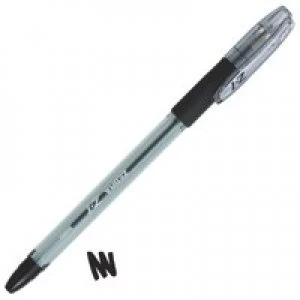 Image of Zebra Z1 Smooth Ballpoint Pen Medium 0.7mm Black PK12