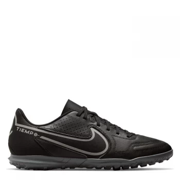 Image of Nike Tiempo Legend Club Astro Turf Trainers - Black/IronGrey
