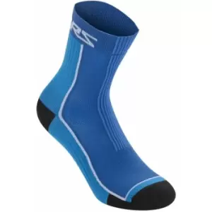 Image of Alpinestars Summer Socks 15 2020: Black/Aqua L Ap17012201097L
