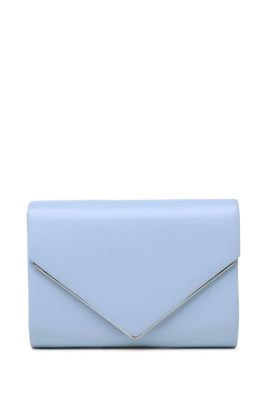 Image of Paradox London Womens Darcy Clutch Bag in Baby Blue Baby Blue Female One Size