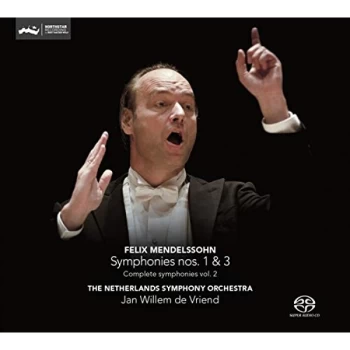 Image of Jan Willem de Vriend - Felix Mendelssohn: Symphonies Nos. 1 & 3 CD