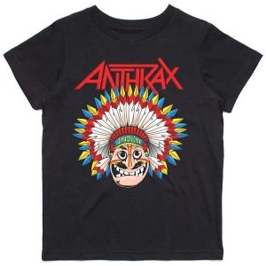 Image of Anthrax - War Dance Kids 7 - 8 Years T-Shirt - Black
