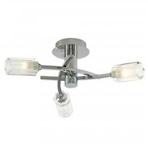 Image of Litecraft Octen Chrome Ceiling Light