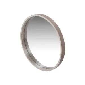 Image of Pacific Natural Wood Round Wall Mirror