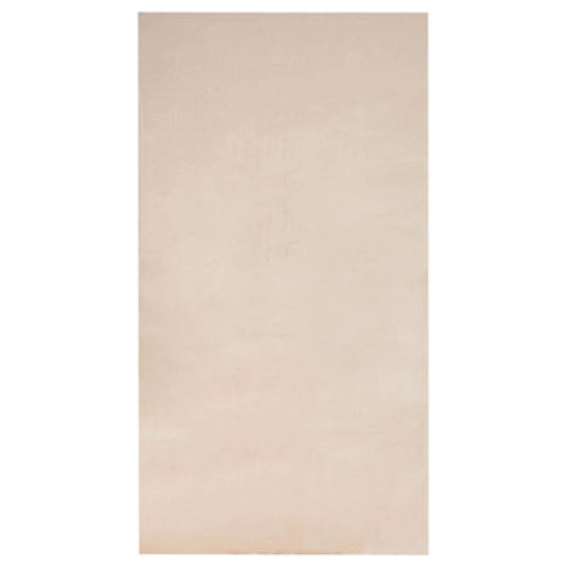 Image of Beliani Faux Fur Rug Mirpur Beige 80 X 150 Cm