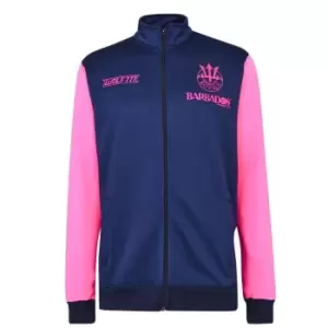 Image of Team Barbados Royals Cricket Zip Tracksuit Jacket Mens - Blue
