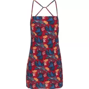Image of Tommy Jeans Tjw Printed Tie Back Mini Dress - Multi
