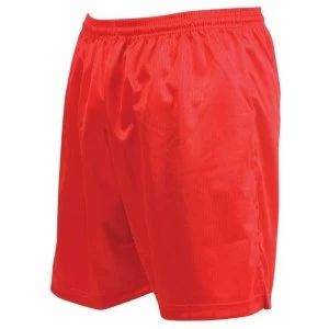 Image of Precision Micro-stripe Football Shorts 22-24" Red