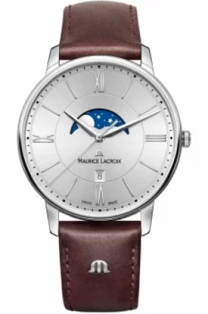 Image of Mens Maurice Lacroix Eliros Moonphase Watch EL1108-SS001-110-1