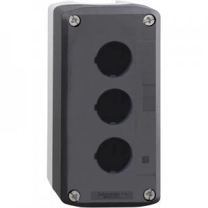 Image of Schneider Electric XALD03 Enclosure 3 installation slots Blank Dark grey, Light grey