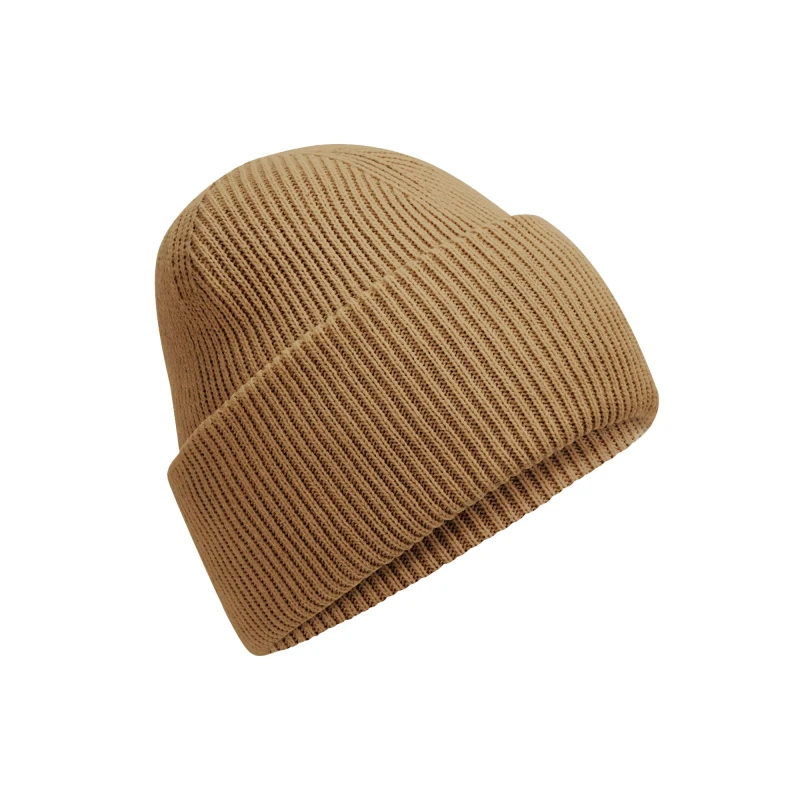 Image of Beechfield Beechfield Men Classic Deep Cuffed Beanie in Light Brown Light Brown One Size Male 5063425890552