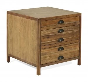 Image of Tetrad Harris Tweed Arran Lamp Table Brown