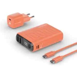 Image of RealPower PB-10000 Lithium Polymer (LiPo) 10000 mAh Orange
