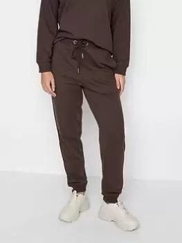 Image of PixieGirl Petite Embroidered Jogger - Brown, Size 8, Women