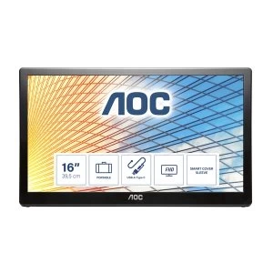 Image of AOC 16" E1659FWU HD LED Monitor