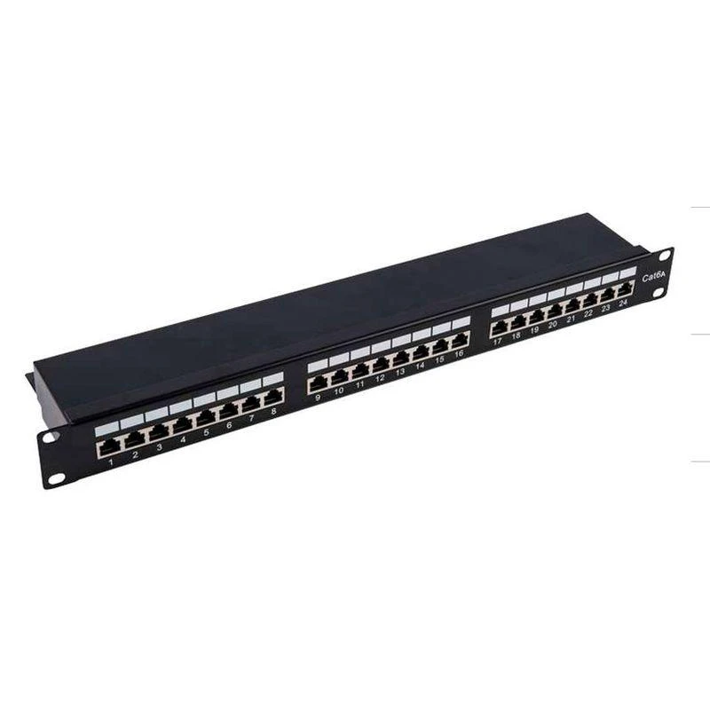 Image of FDL 24 PORT CAT.6A SHIELDED PATCH PANEL - 1U