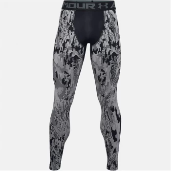 Image of Urban Armor Gear HeatGear Camo Tights Mens - Black Camo