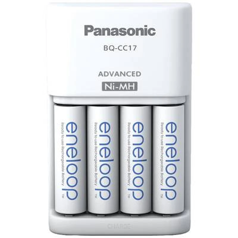 Image of Panasonic Advanced BQ-CC17+ 4x eneloop AA Steckerladergerat NiMH...