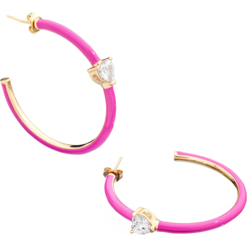 Image of Chiara Ferragni Womens J19AVI23 Pair Of Earrings in Pink Pink Female One Size