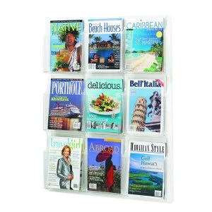 Image of Safco Reveal 9xA4 Pocket Clear Display 5603CL