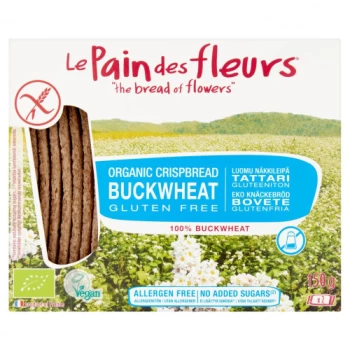Image of Le Pain des Fleurs Organic & Gluten Free Buckwheat No added Sugar or Salt - 150g