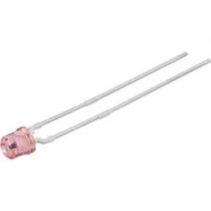 Image of LED wired Hyper red Cylindrical 3mm 85