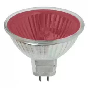 Image of 50W MR16 Red Halogen Bulb - 3239