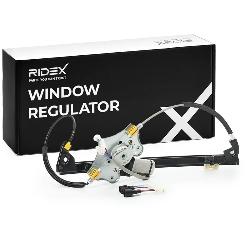 Image of RIDEX 1561W0040 Window regulator Right Front, Operating Mode: Electric, with electric motor Window Winder (1561)