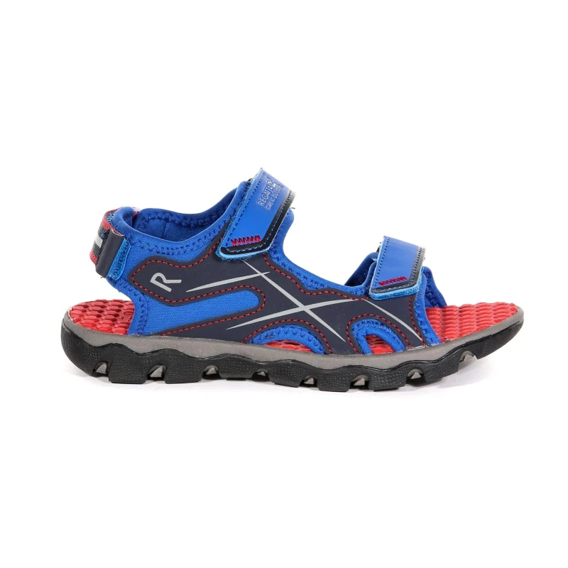 Image of Regatta Kids & Girls Kota Drift Lightweight Walking Sandals UK Size 1 (EU 33) Oxford Blue/Pepper RKF613-5US-1