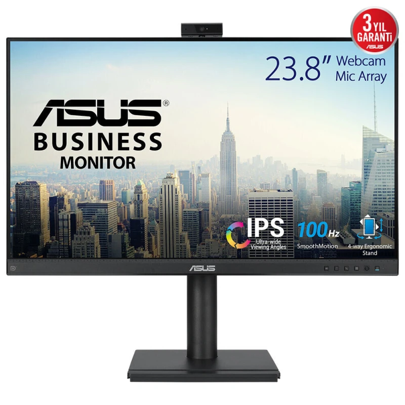 Image of Asus ASUS BE249QFK computer monitor 60.5cm (23.8") 1920 x 1080 pixels Full HD LCD Black 90LM01V1-B03370