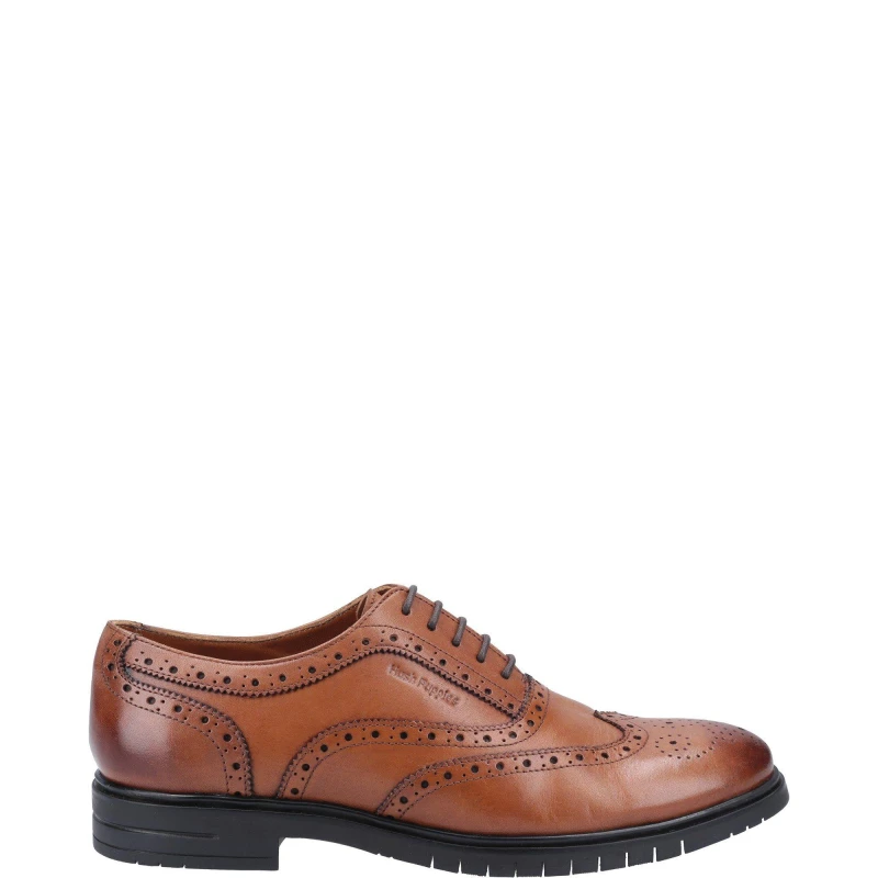 Image of Hush Puppies Hush Puppies Men 'Santiago' Smooth Leather Lace Shoes in Tan Size: 9 Tan 9 Male 5038600742230