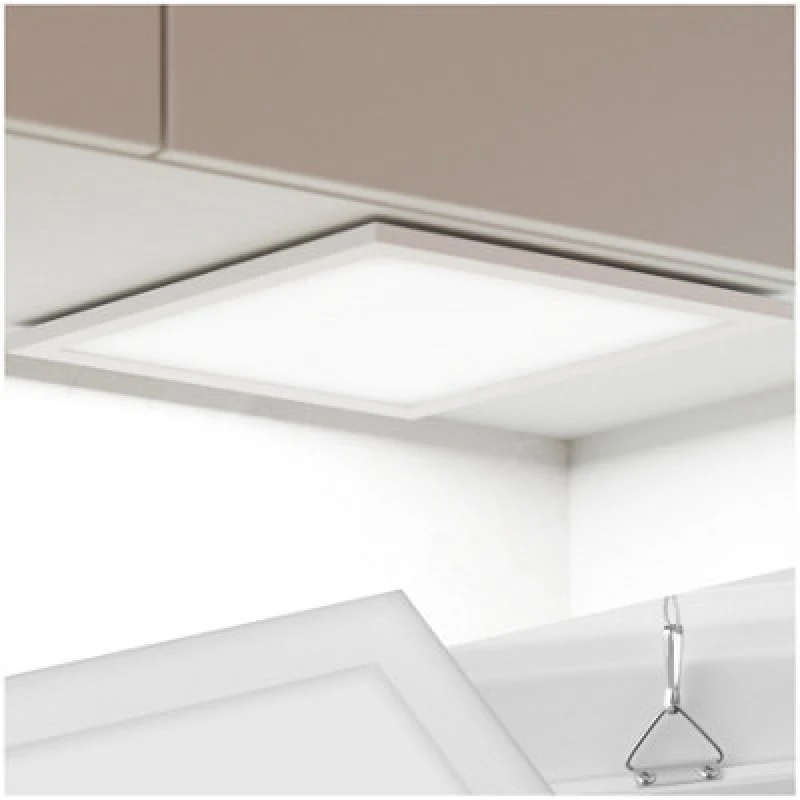 Image of Charnwood LED Panel Light Lucerna - Warm White, Ultra-Slim, Ceiling And Wall Mounting 29.5 X 29.5cm -White
