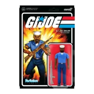 Image of G.I. Joe Wave 2 Blueshirt Beard Dark Brown Reaction Figure