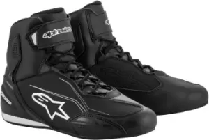 Image of Alpinestars Faster-3 Motorcycle Shoes, black-white, Size 39, black-white, Size 39