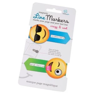 Image of Thinking Gifts Line Markers Crazy and Cool Bookmarks