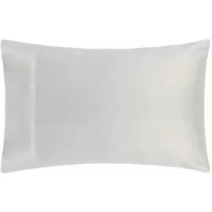 Image of Belledorm 200 Thread Count 100% Egyptian Cotton Housewife Pillow Cases, Platinum, Pair
