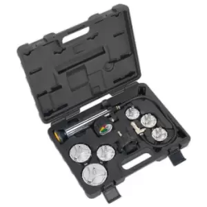 Image of Sealey CV0011 Cooling System Pressure Test Kit 7pc - Commercial